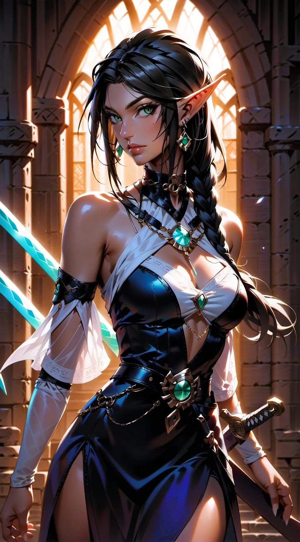 ai character: Zelda  background