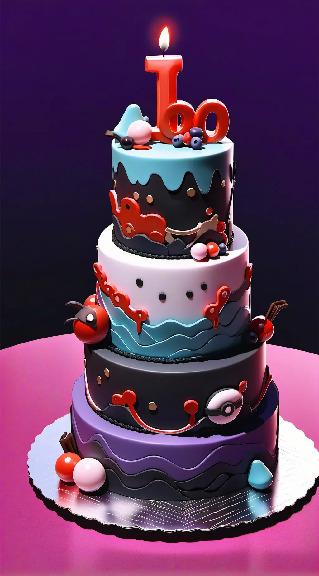 ai character: 100!! background