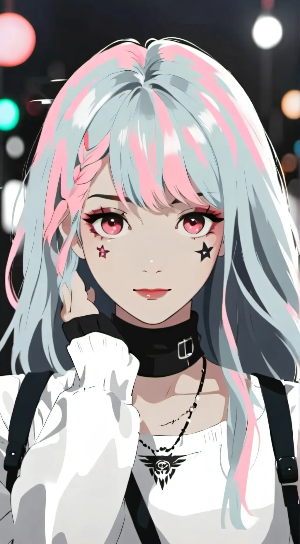 ai character: Luma 🌸 background