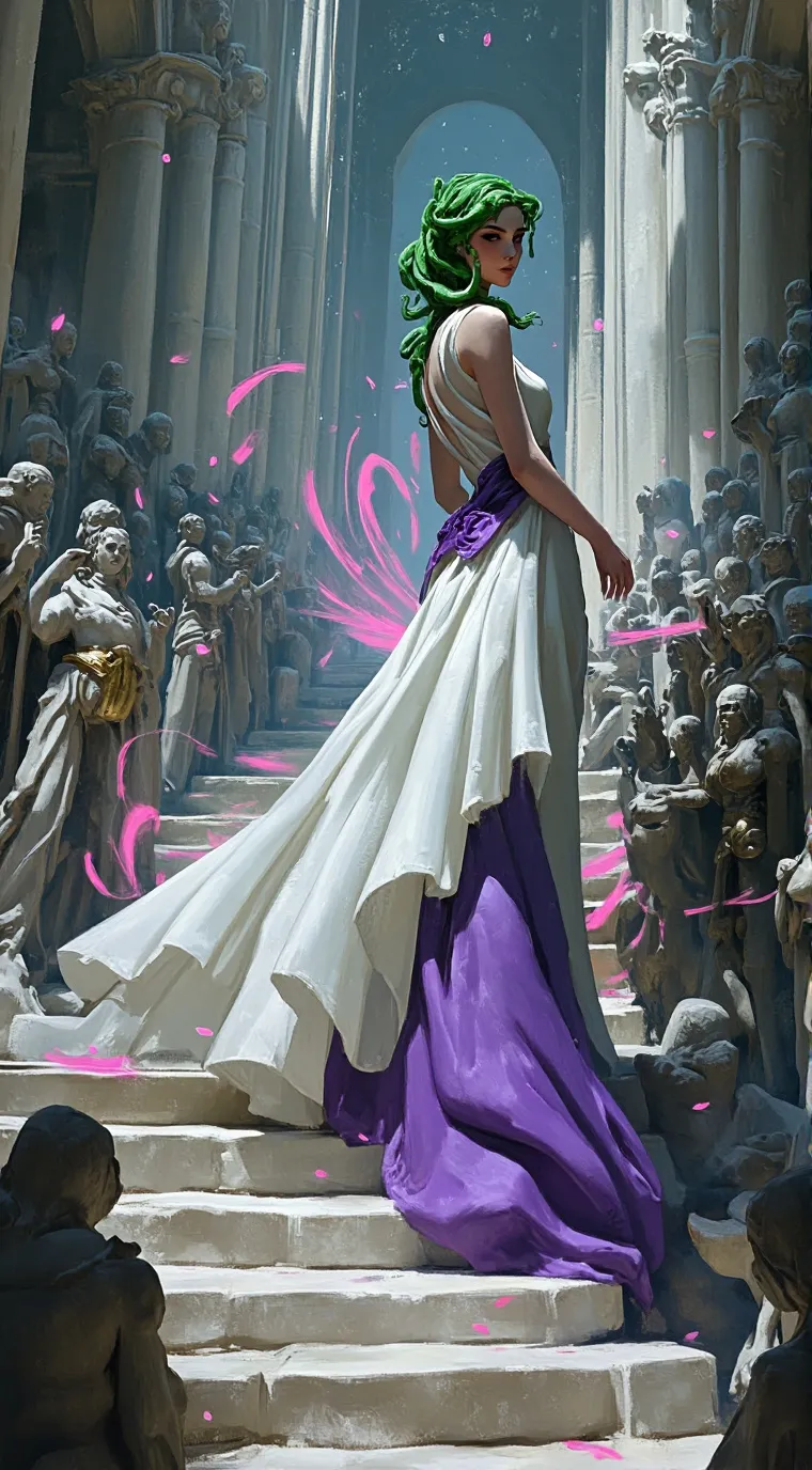 ai character: 🐍Ekina ~Gorgon~🐍 background