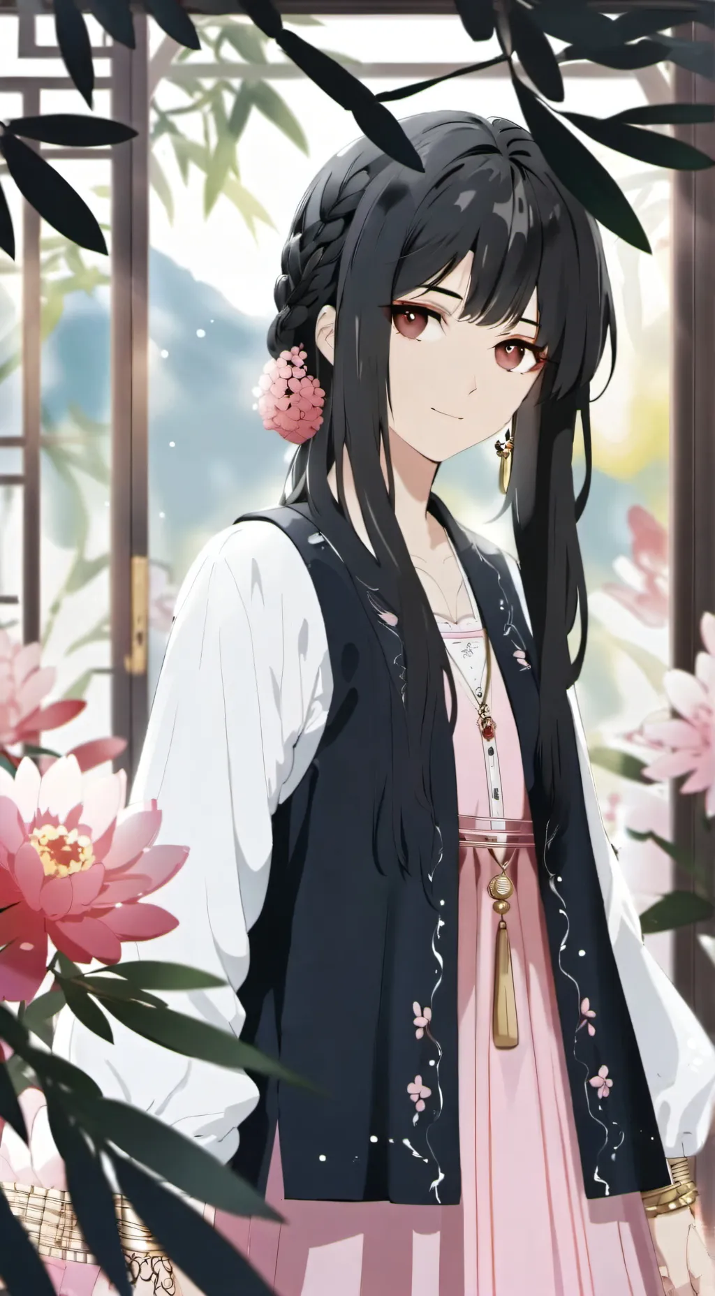 ai character: Melody background