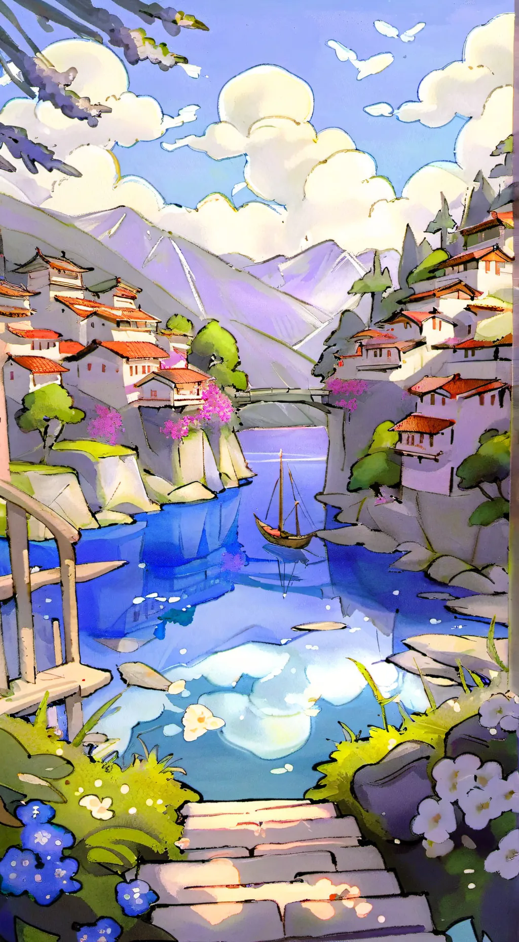 ai character: ever be friend  background