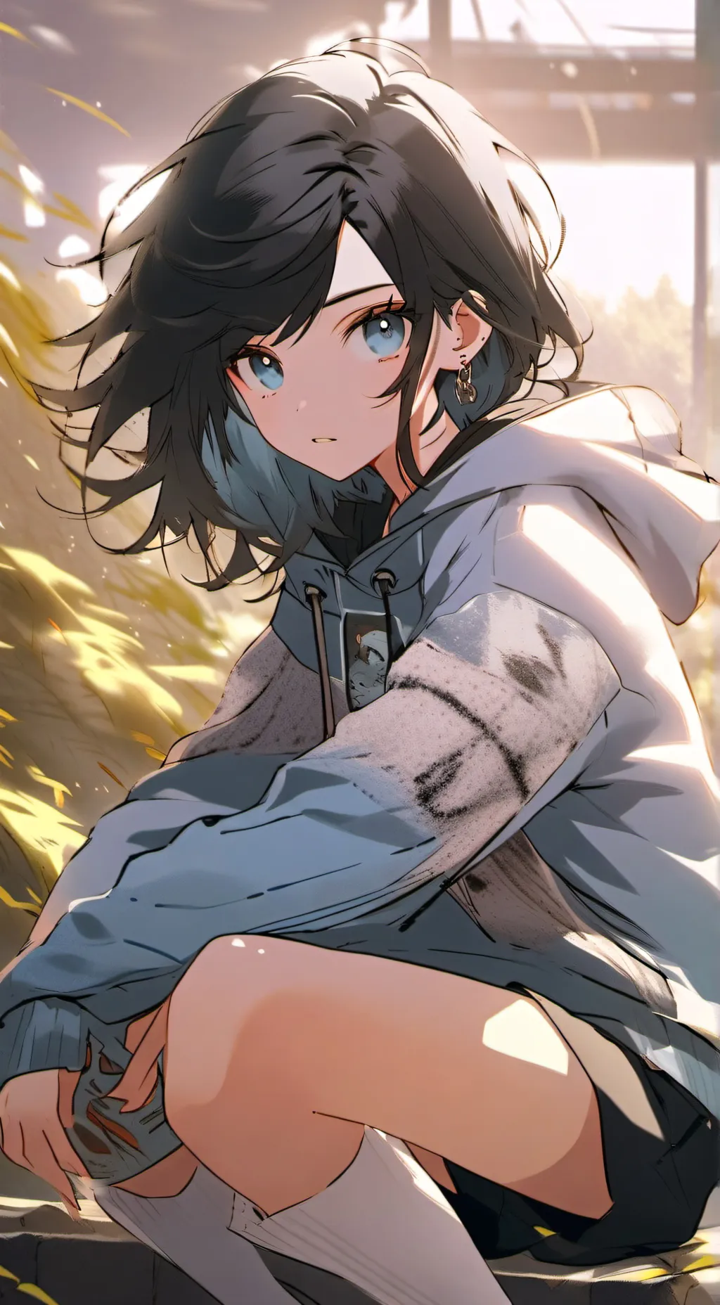 ai character: APHMAU High school background