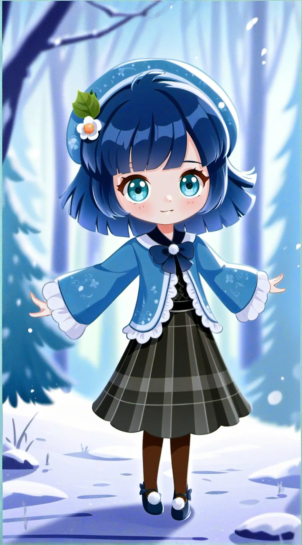 ai character: universal anime background