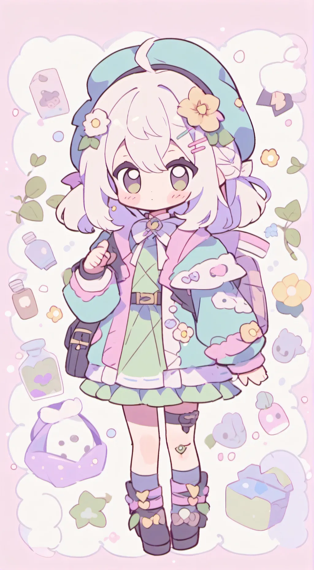 ai character: Denki background