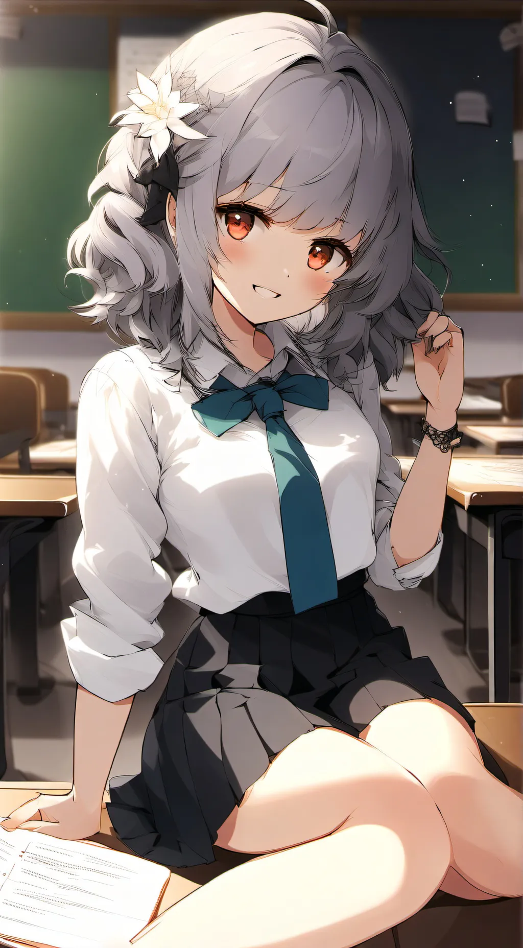 ai character: pick me girl background