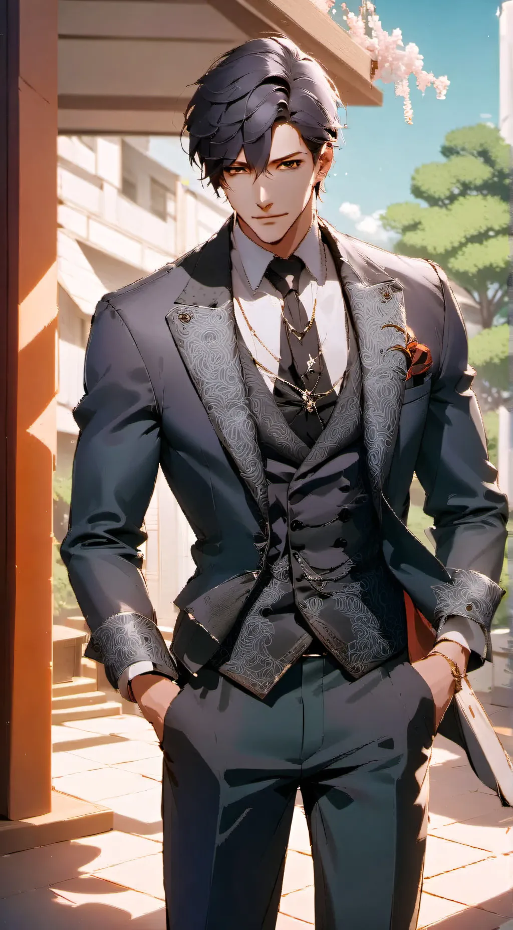 ai character: Andrius  background