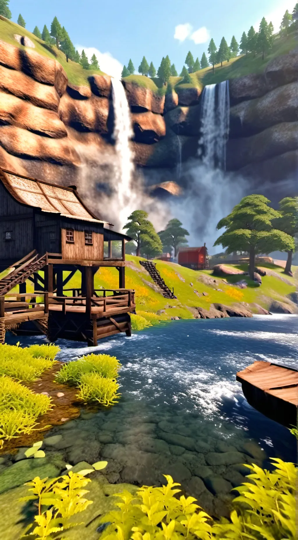 ai character: Austrian village background