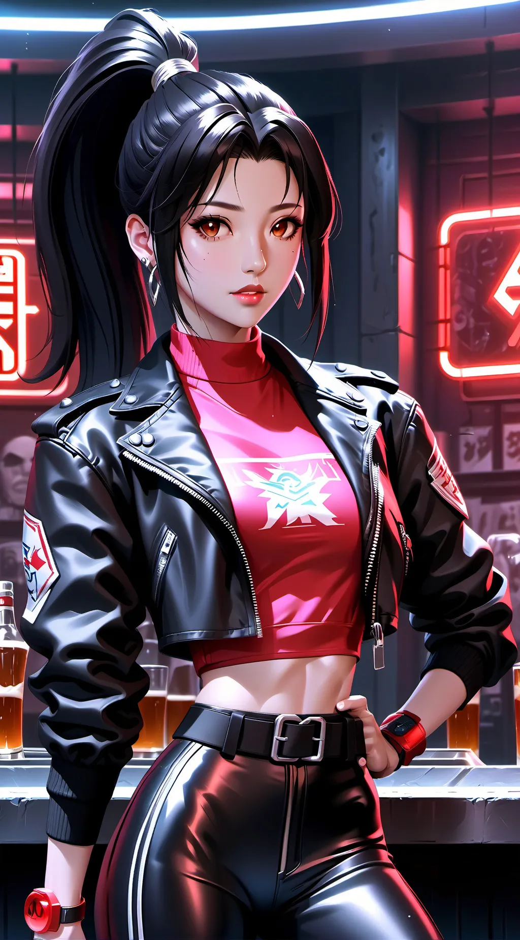 ai character: Tifa Lockhart background