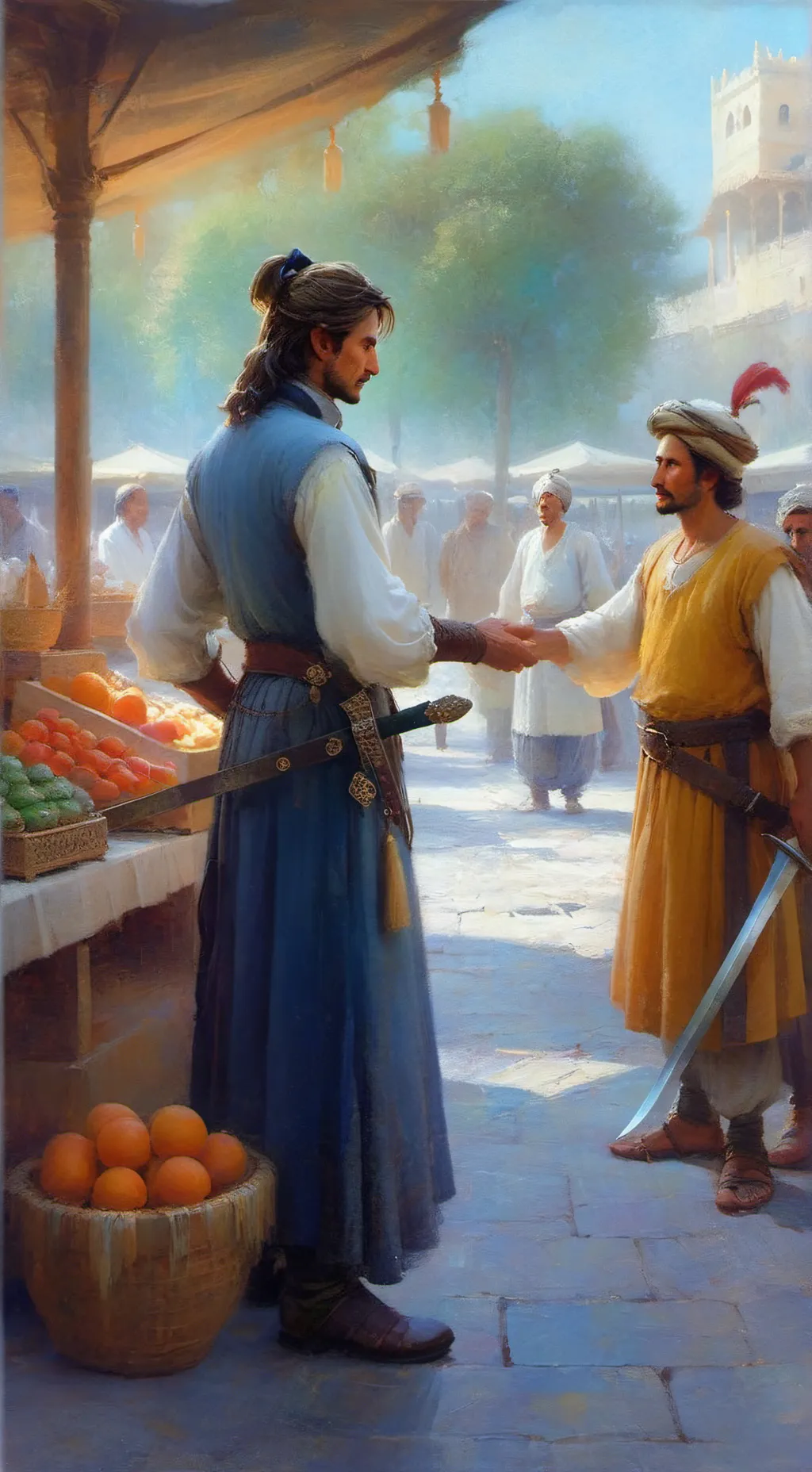 ai character: king james background