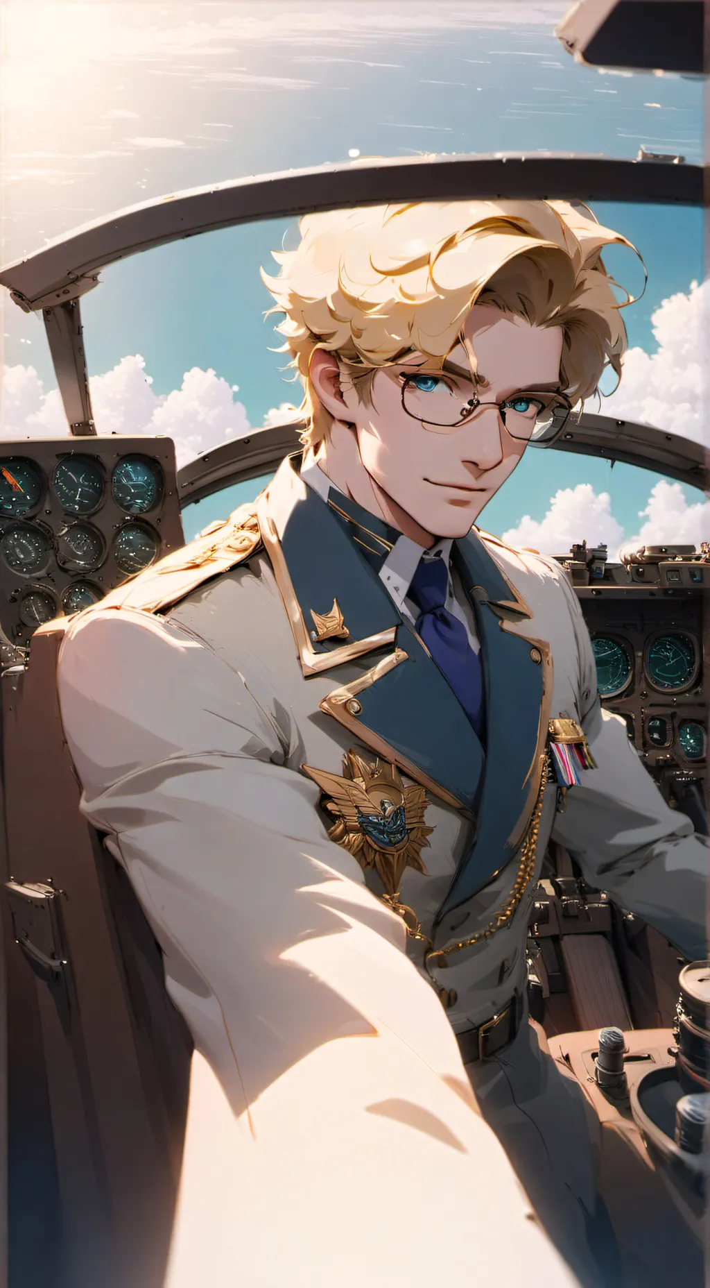 ai character: Pilot James background