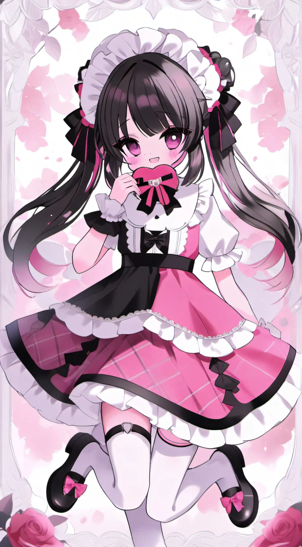 ai character: Circus doll!  background