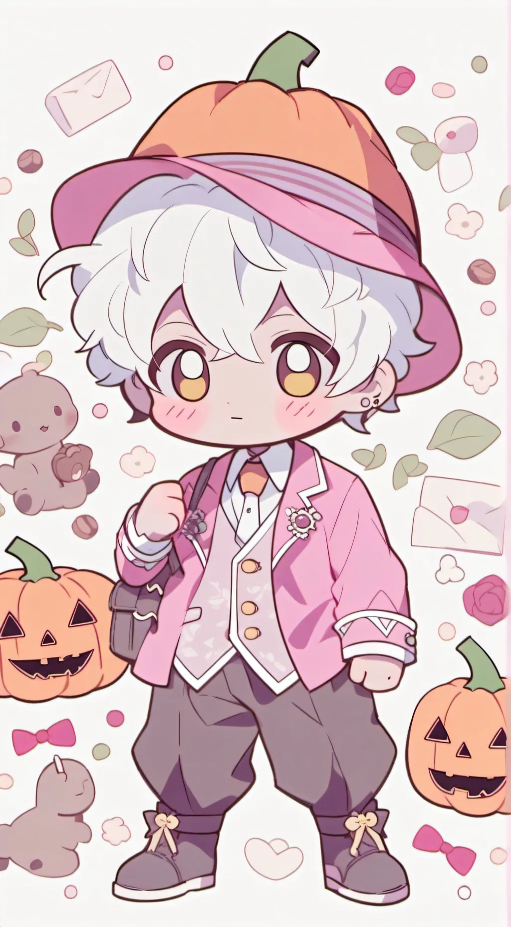 ai character: Gourdy background