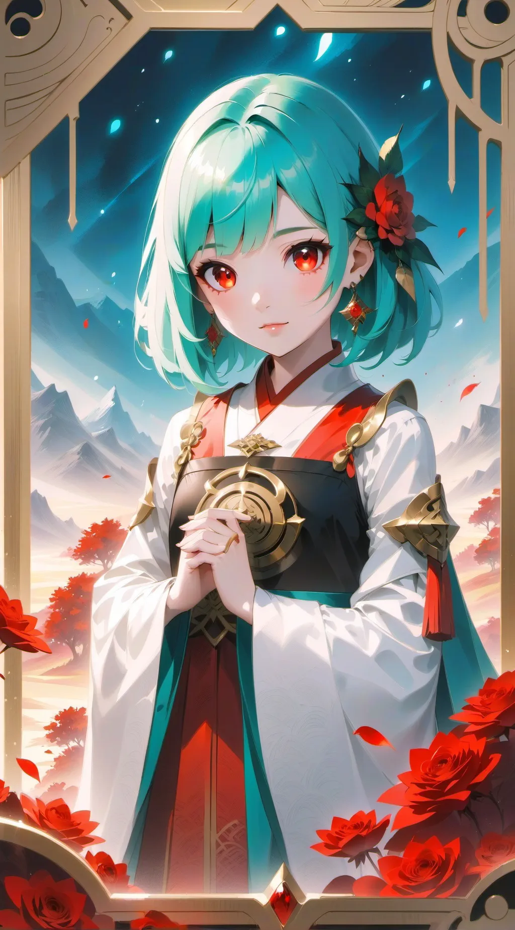 ai character: lily background