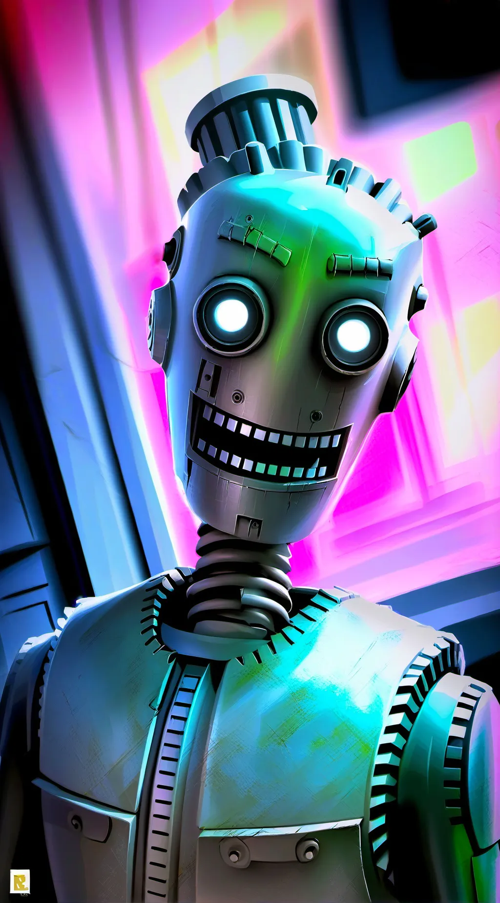 ai character: I shall copy you background