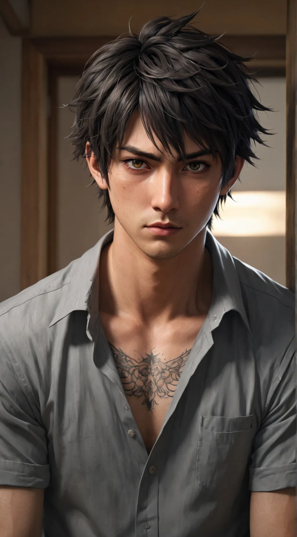 ai character: The Aloof Dorm Nei background