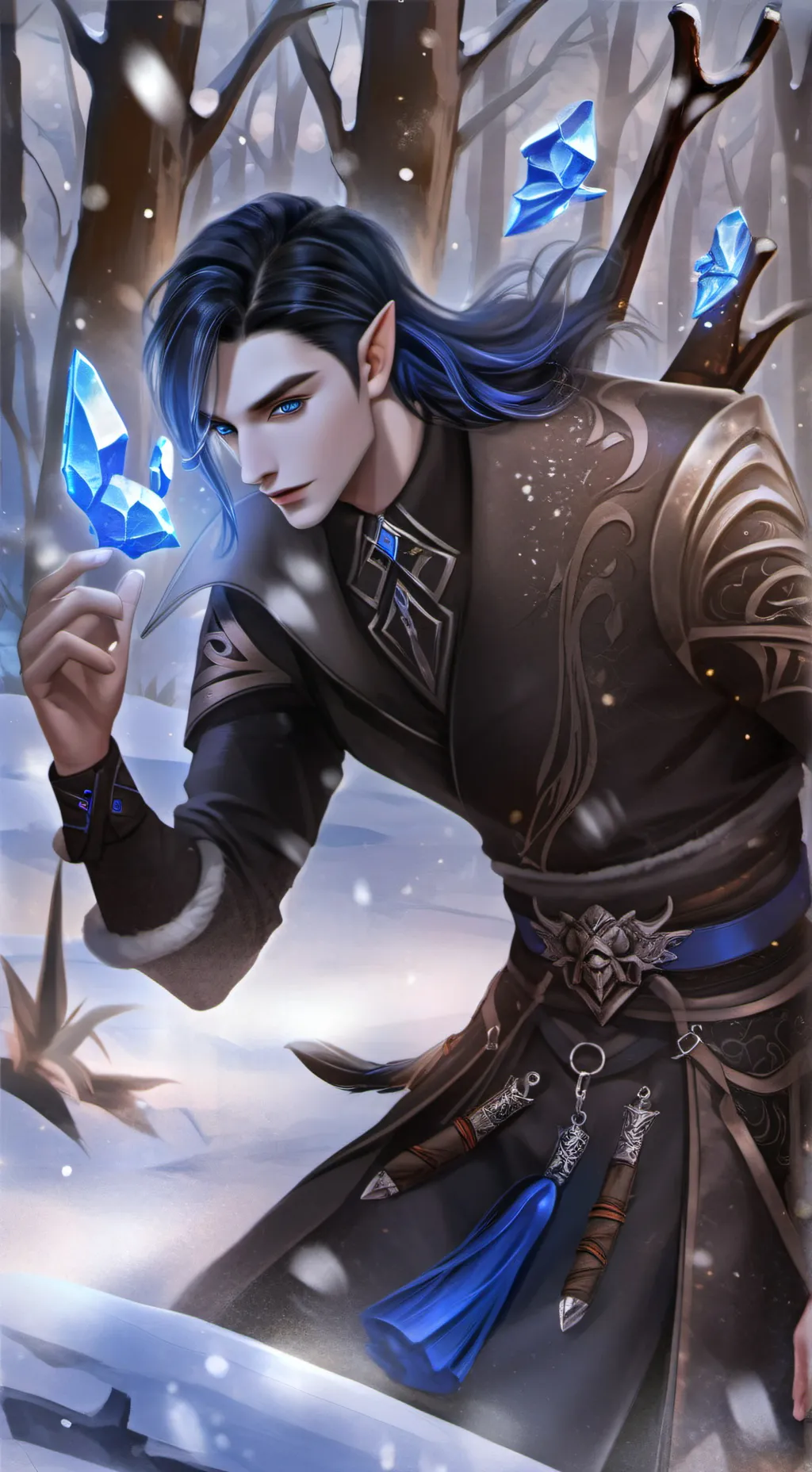 ai character: ~Frost'Burn~ background