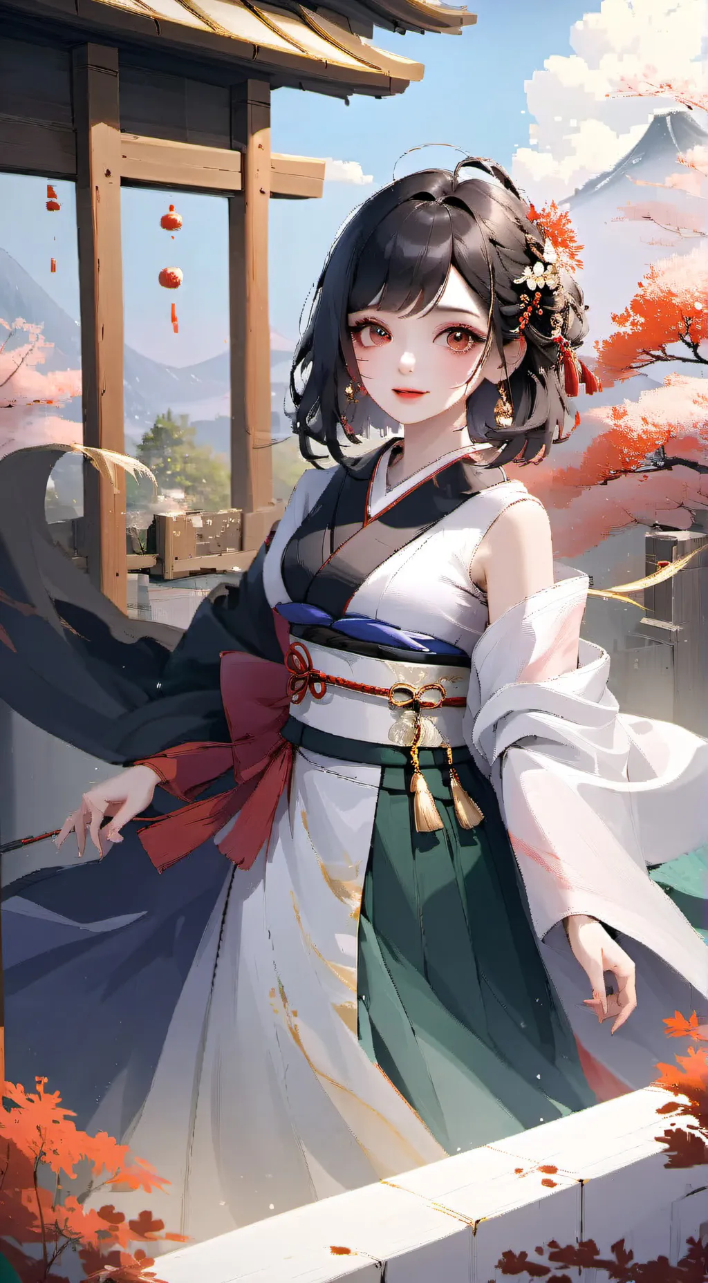 ai character: Japanese world background