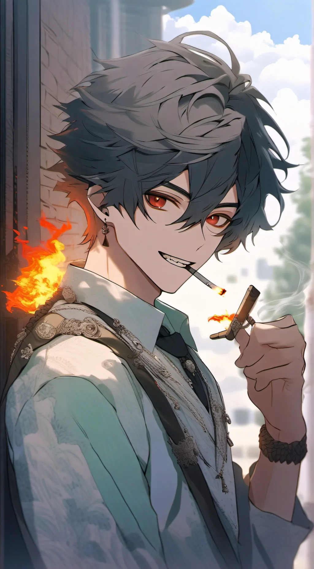 ai character: Liam background