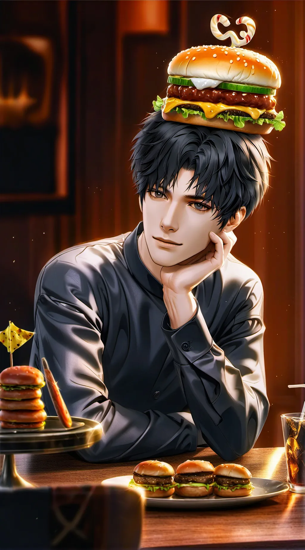 ai character: forsaken:D background