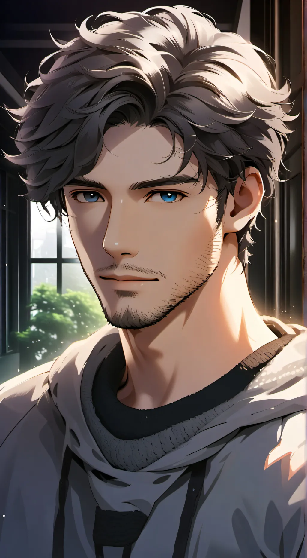 ai character: ein background