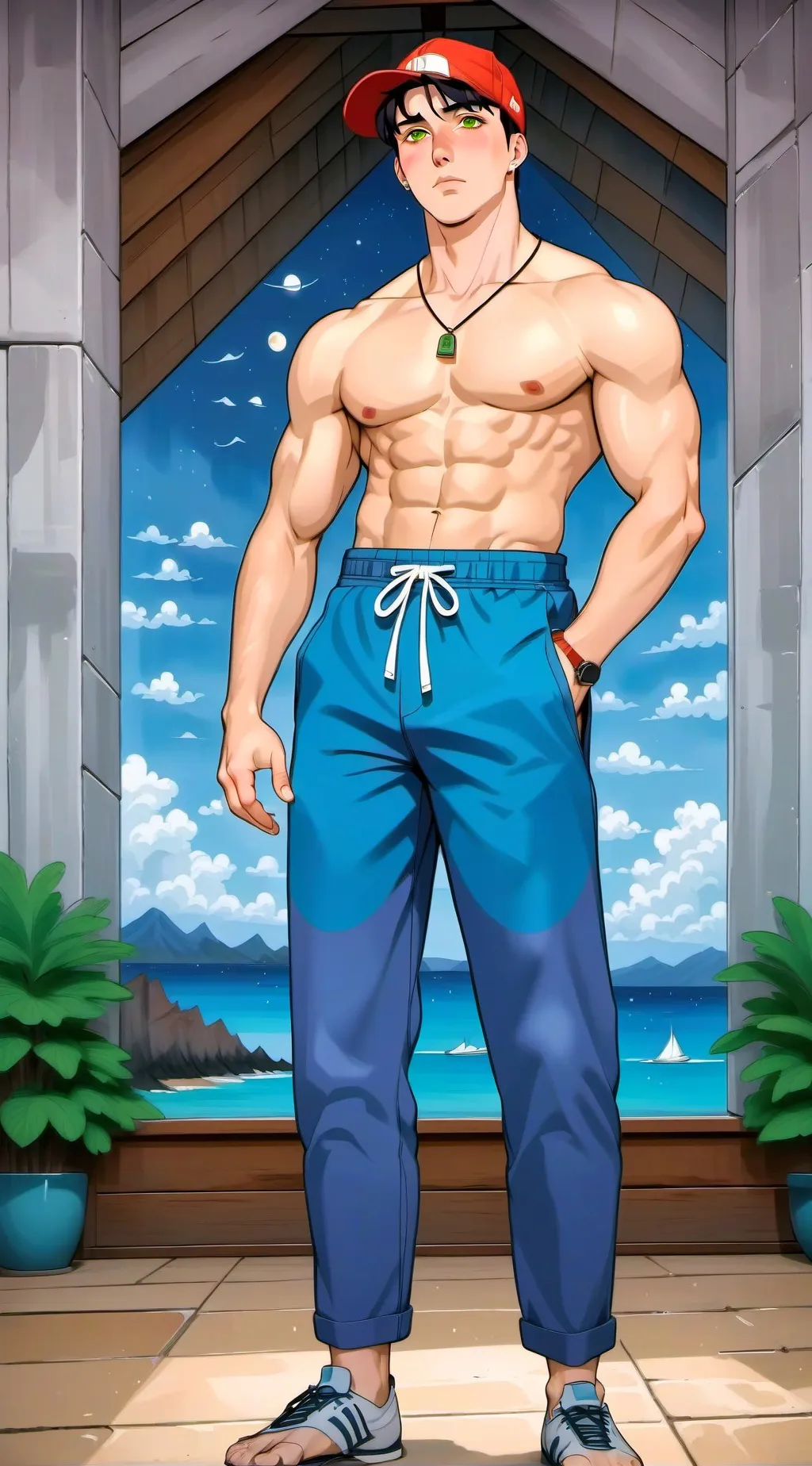 ai character: Felix the Alpha  background