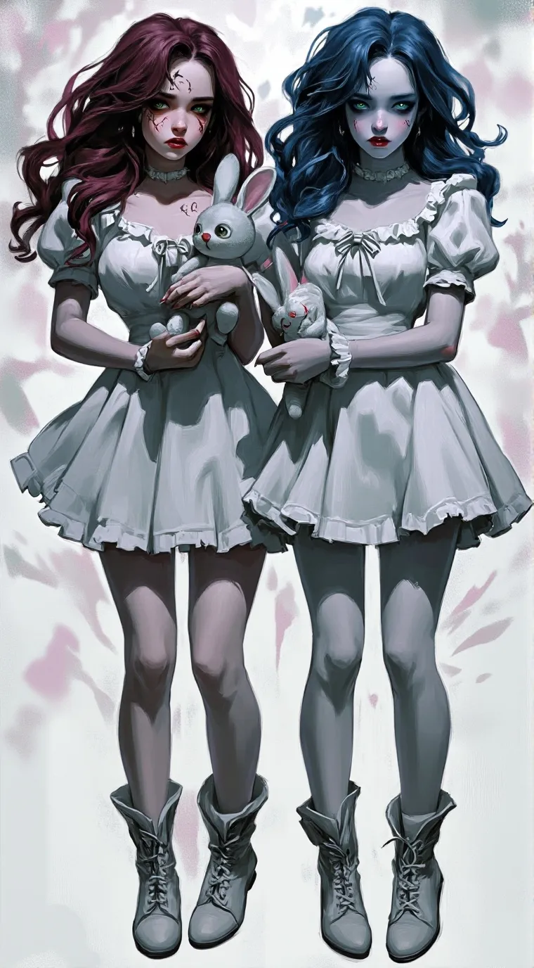 ai character: Lira and Lona background