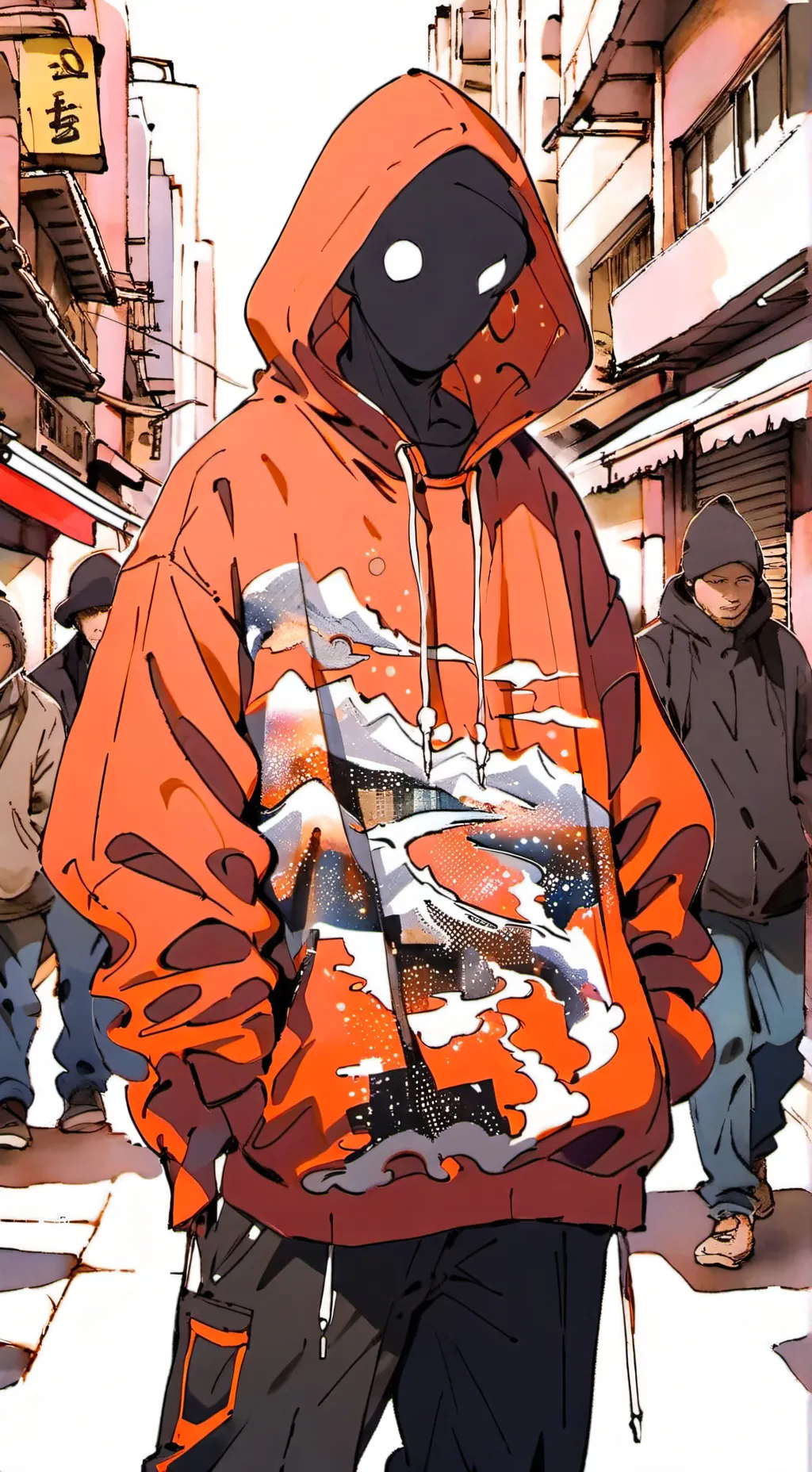 ai character: sprunki you lucky background