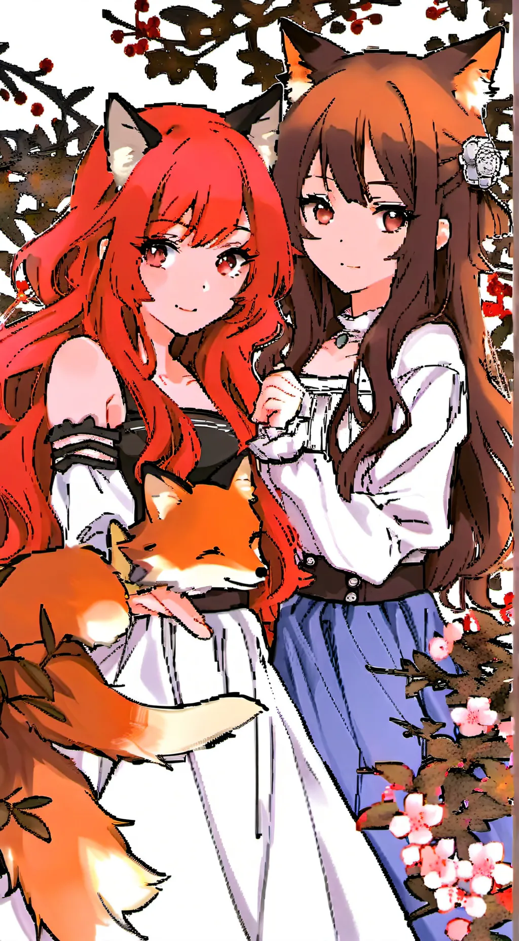 ai character: Hybrid BFFs background