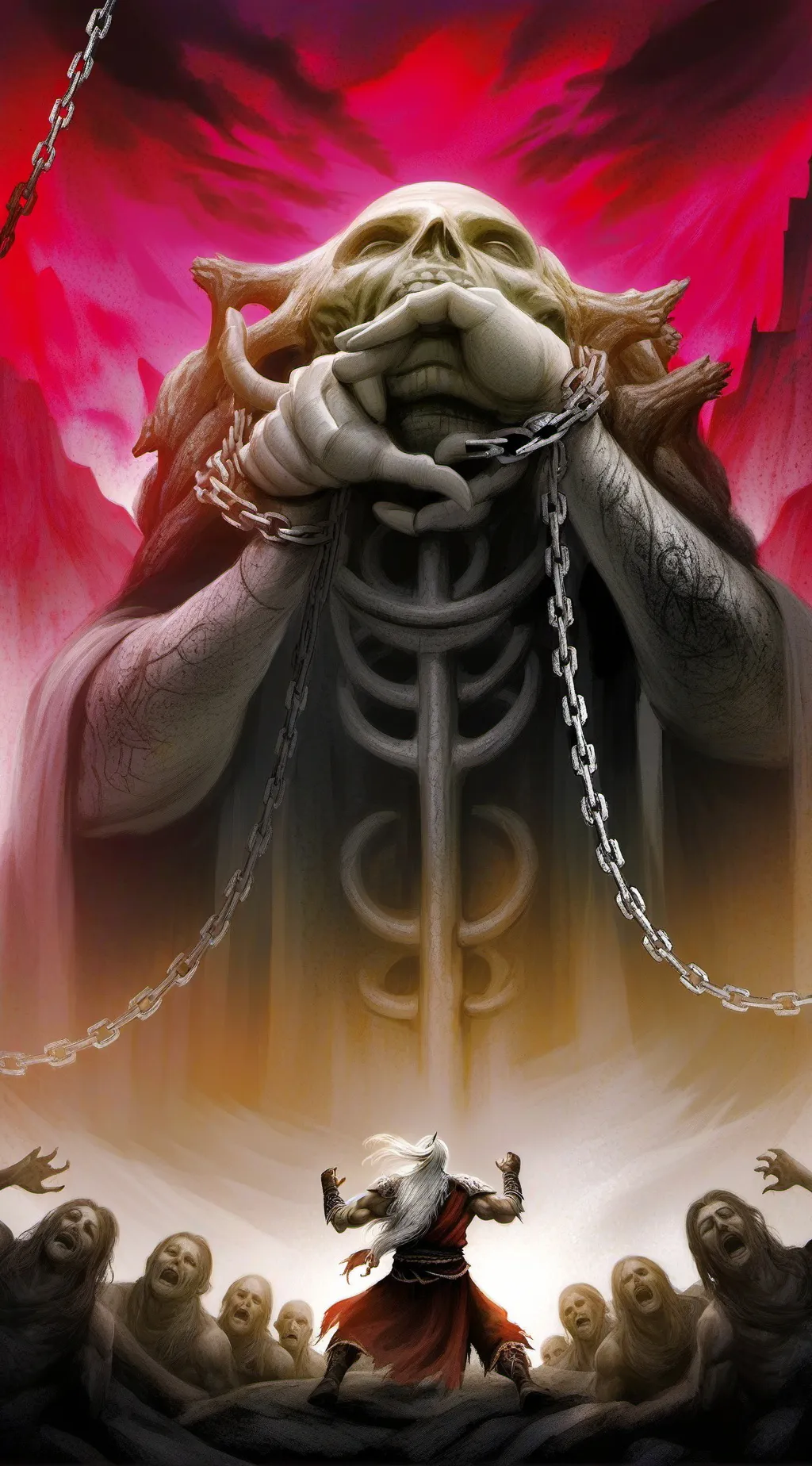 ai character: The fallen Legend  background