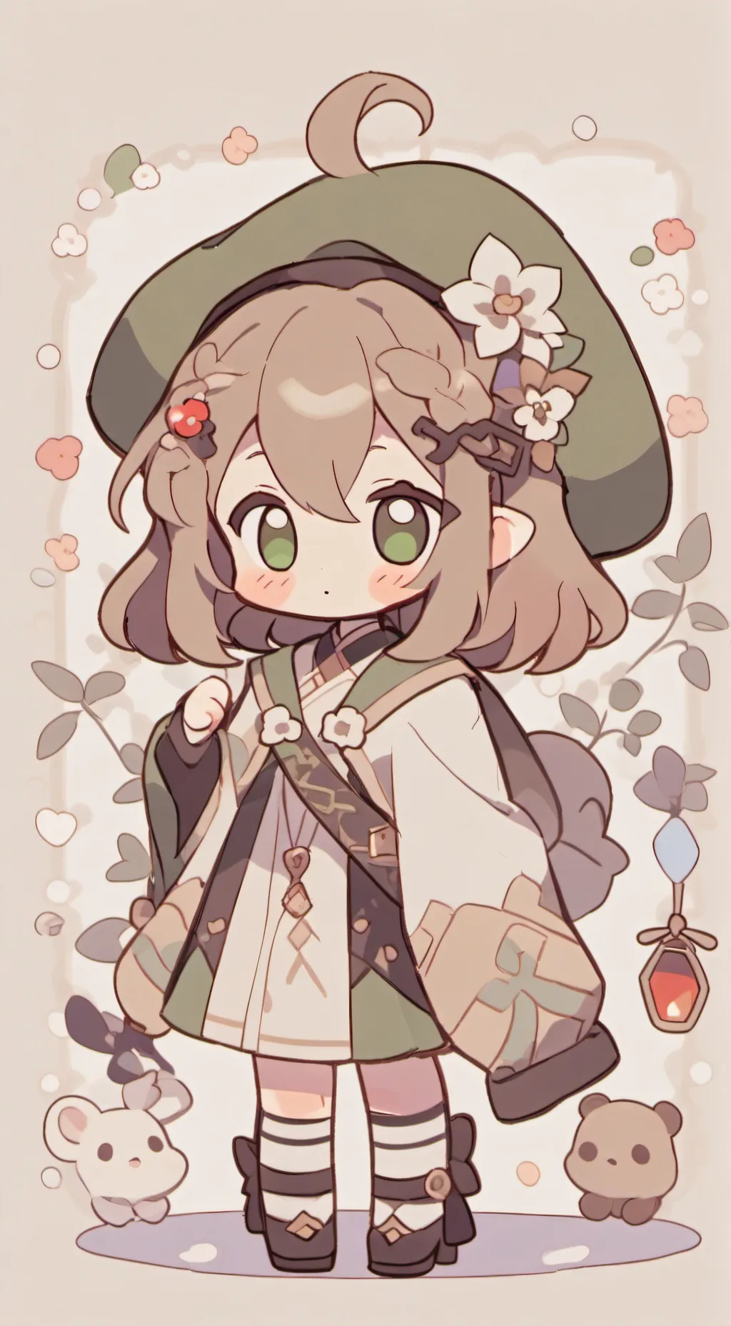 ai character: Only no once background