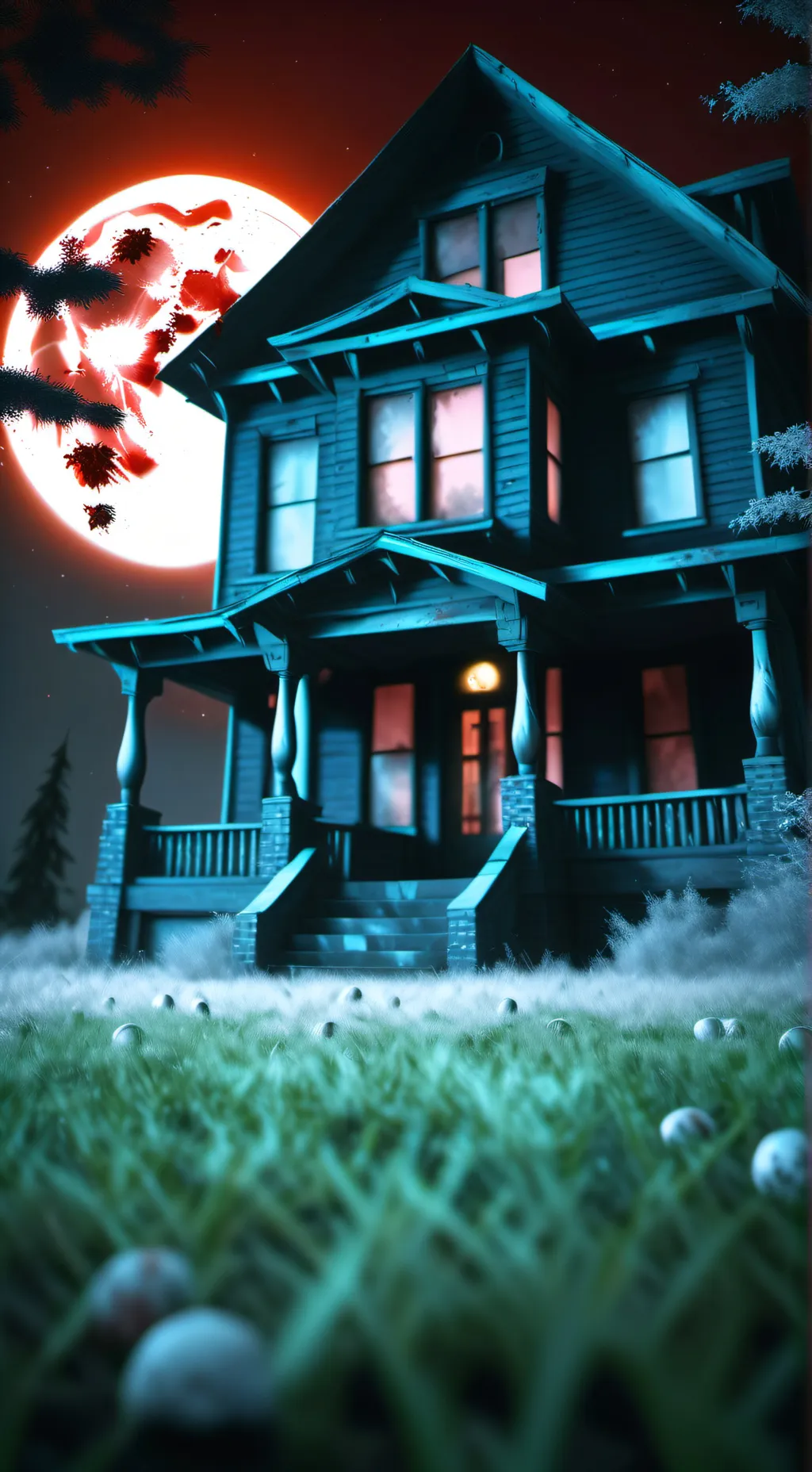 ai character: Dw Halloween♡ background