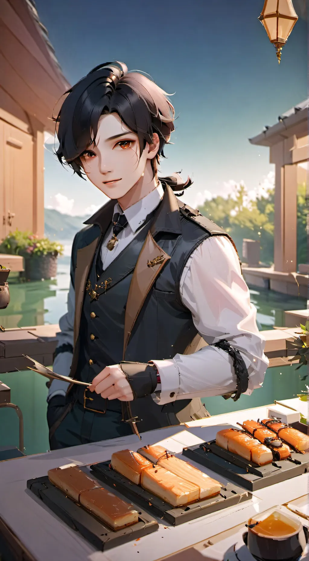 ai character: Leo background