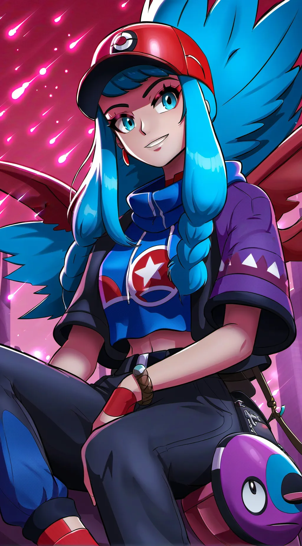 ai character: hehehe  background