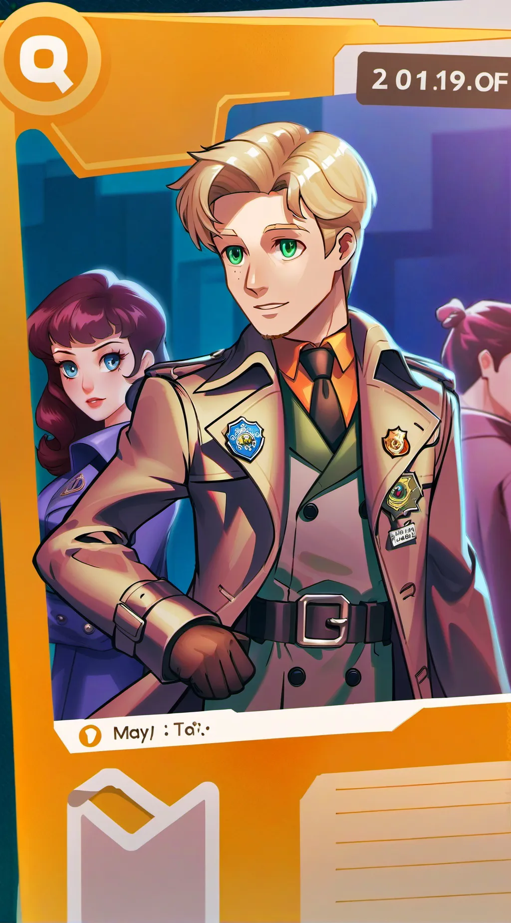 ai character: Agents-v+k background