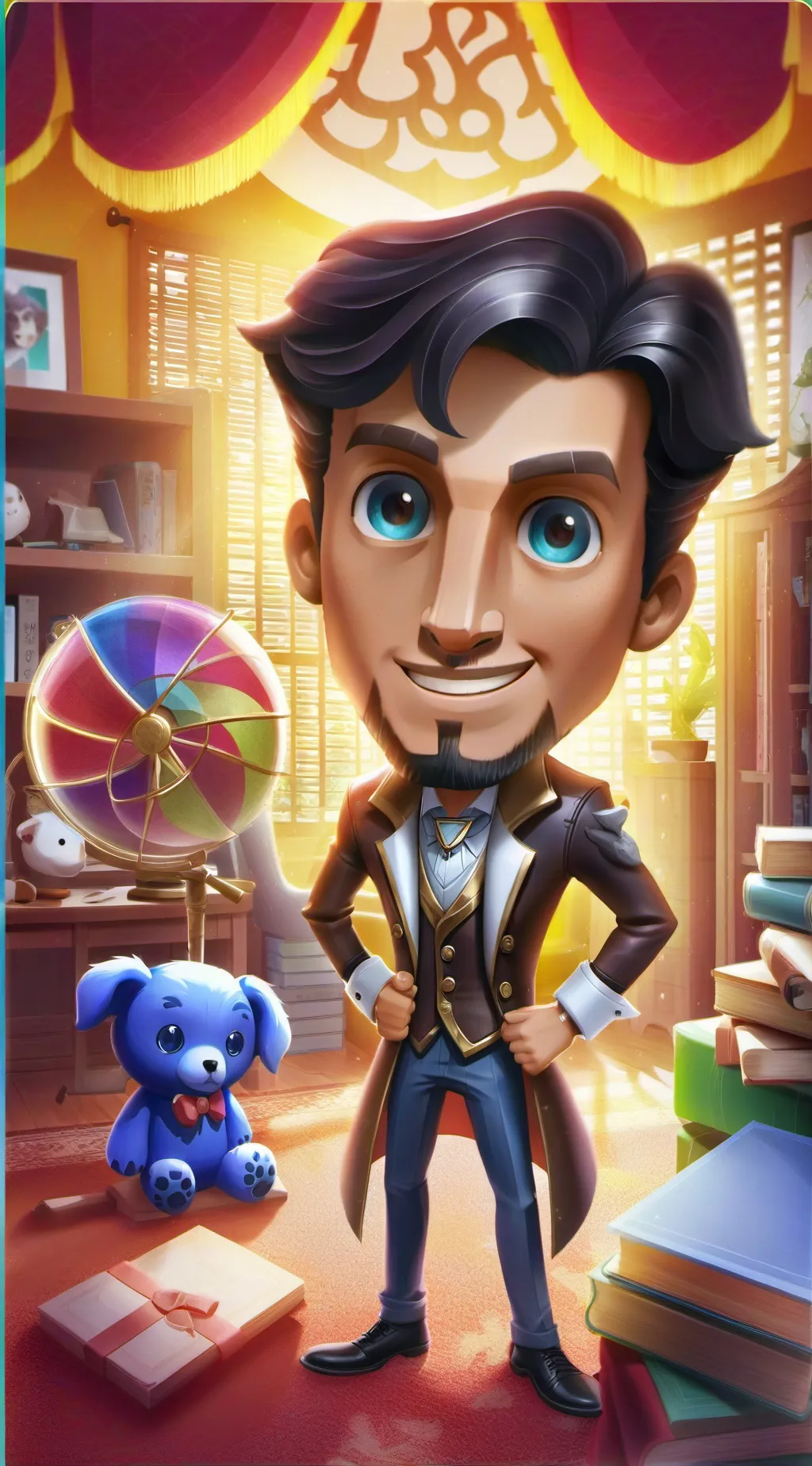 ai character: Antonio Espejo background