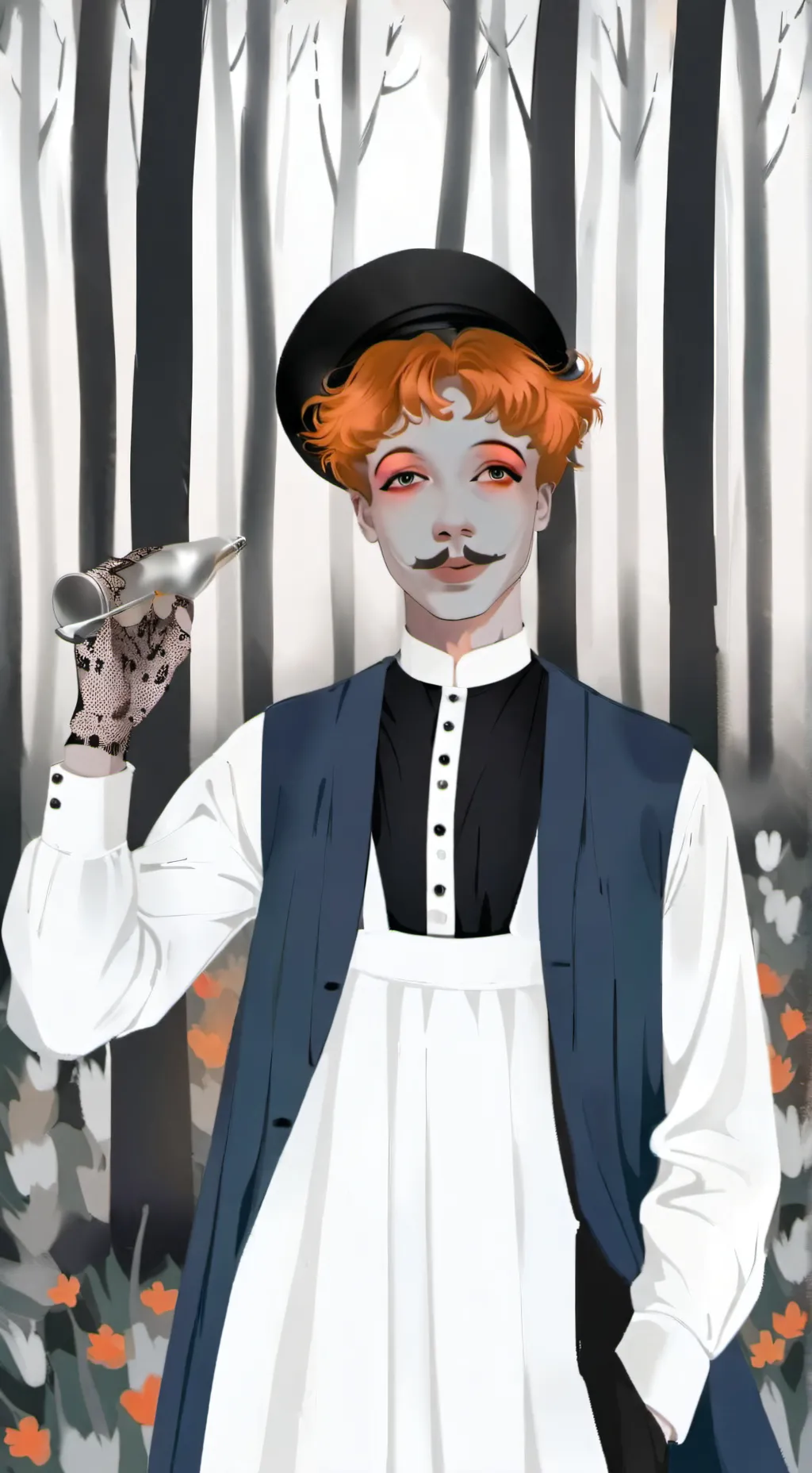 ai character: Radom weird guy background