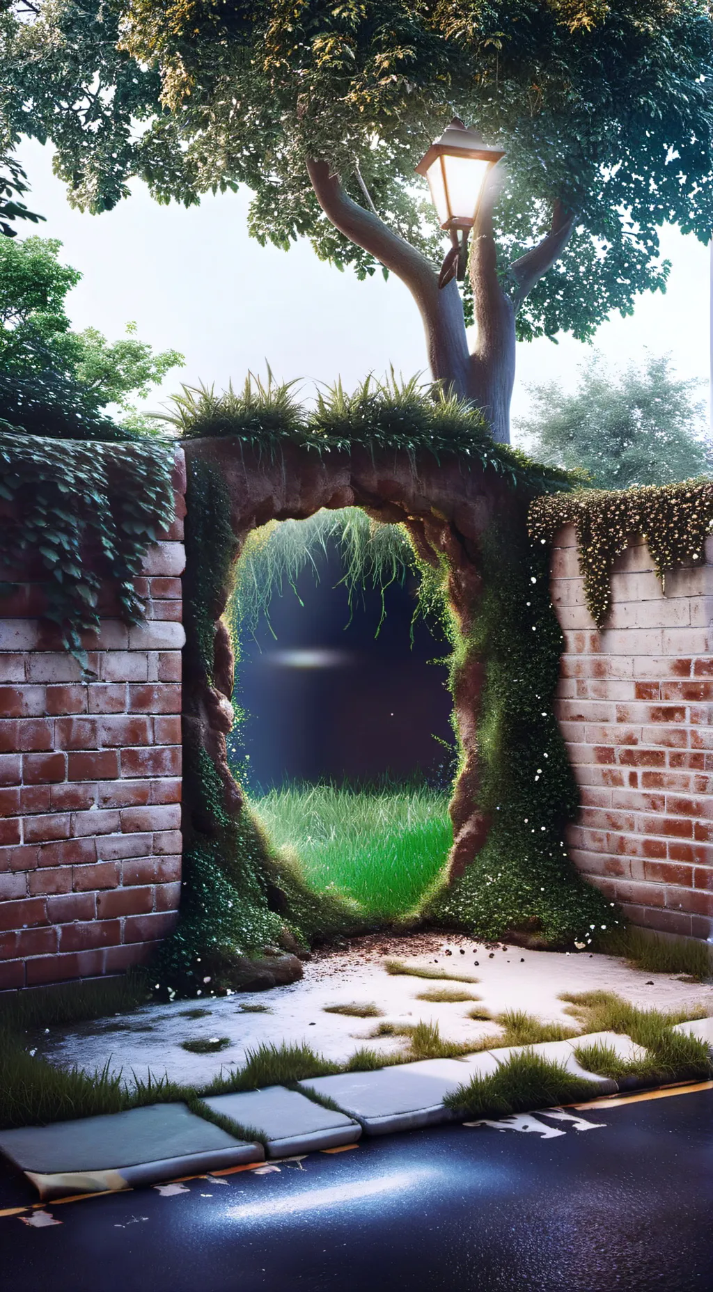 ai character: Streets background