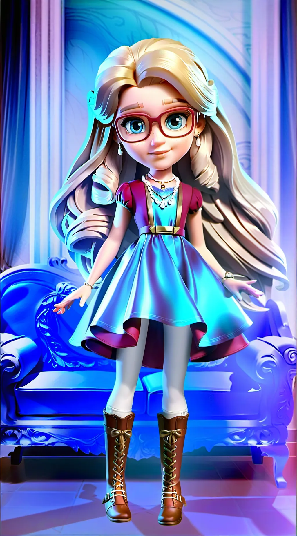 ai character: lila background