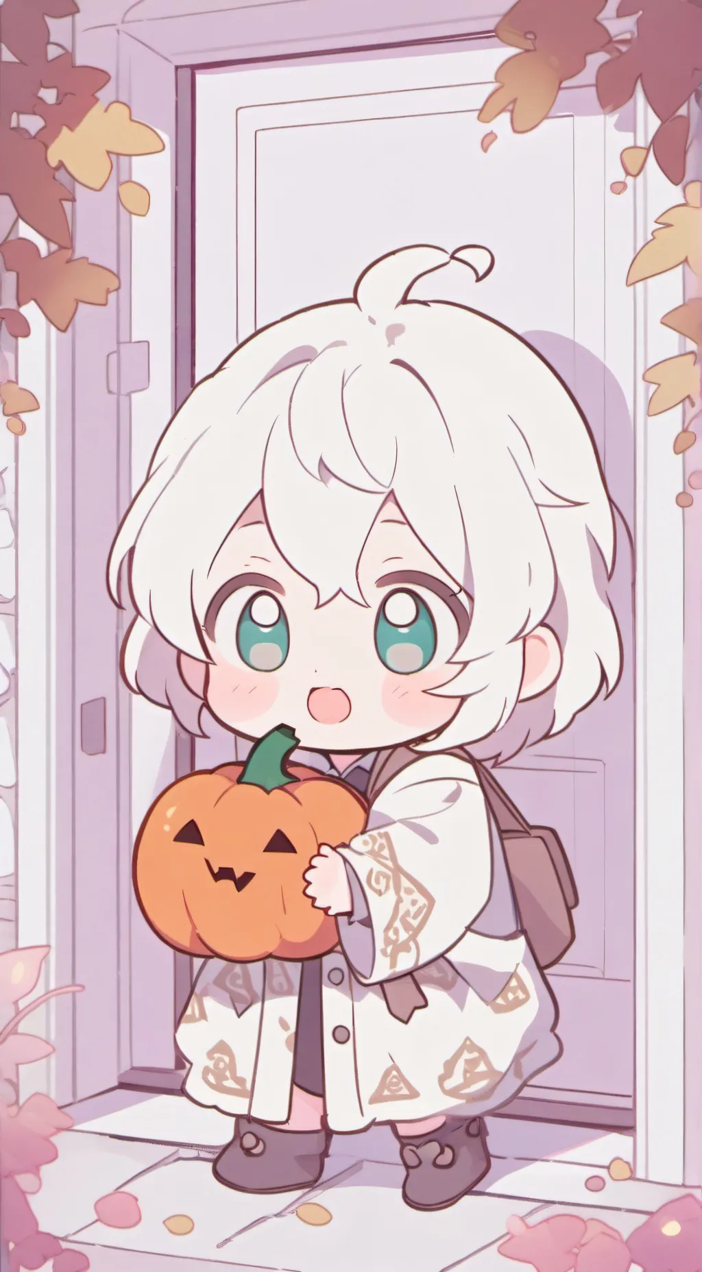 ai character: annoying pumpkin background