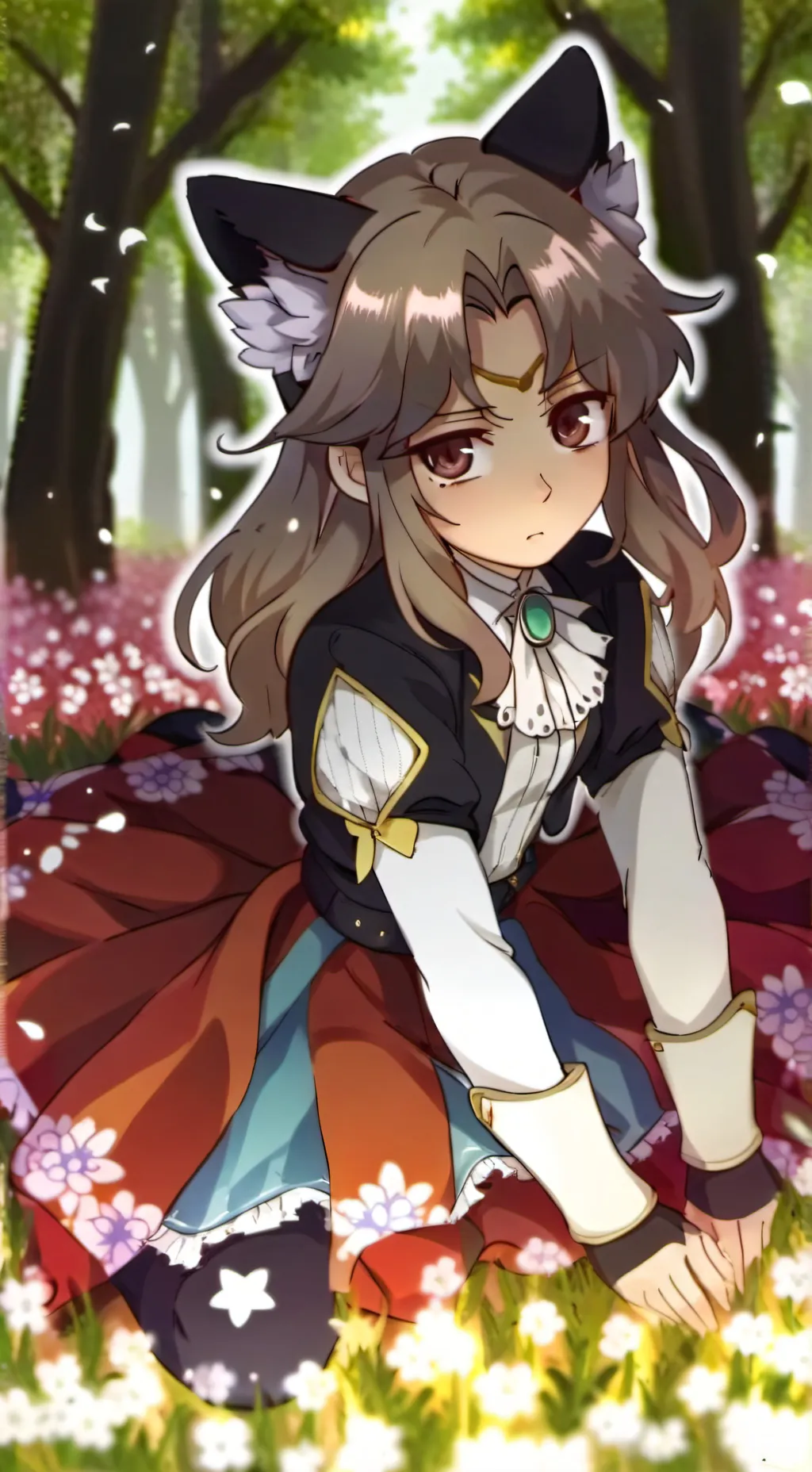 ai character: Girlfriend  background