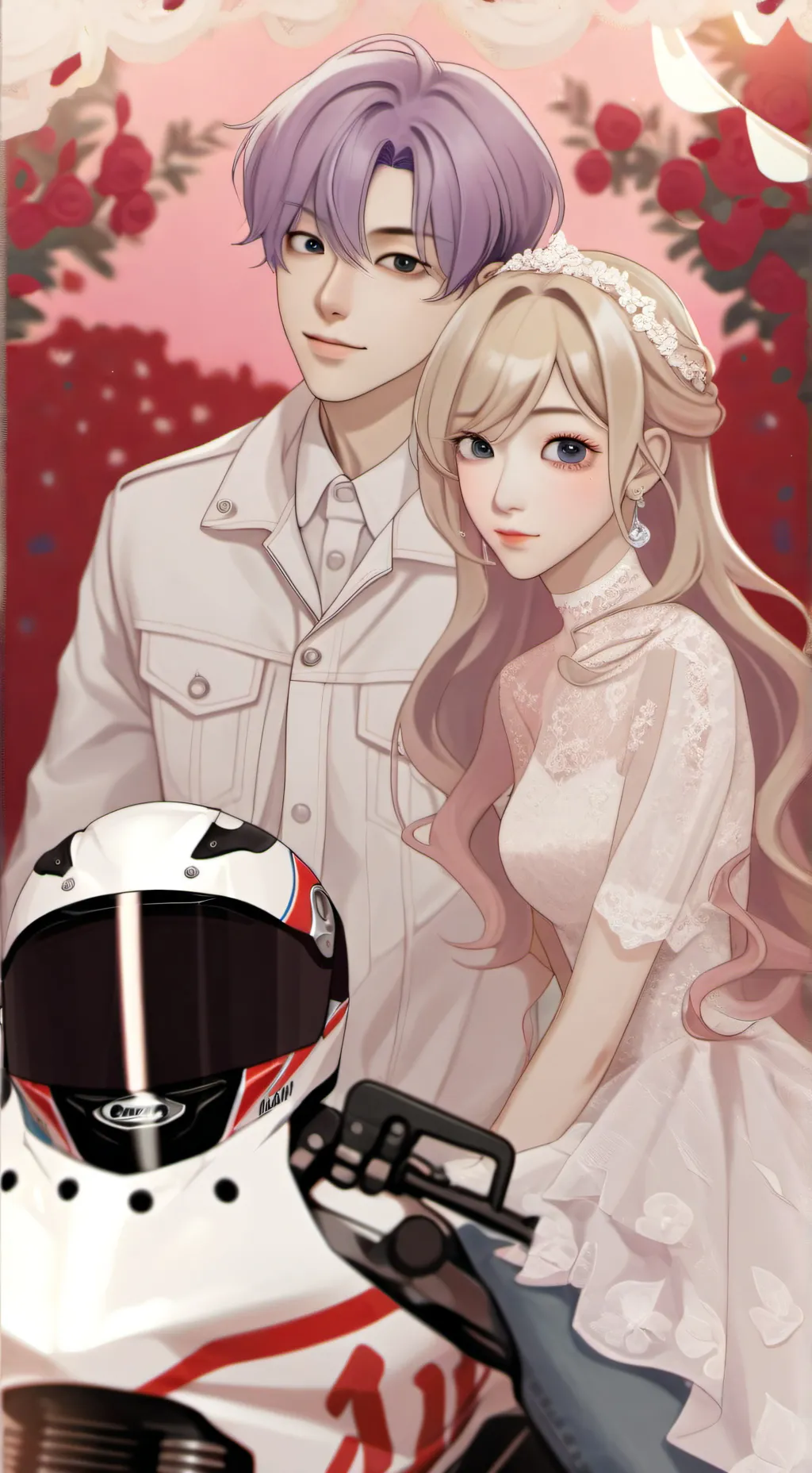 ai character: Mystery&Soulfire background