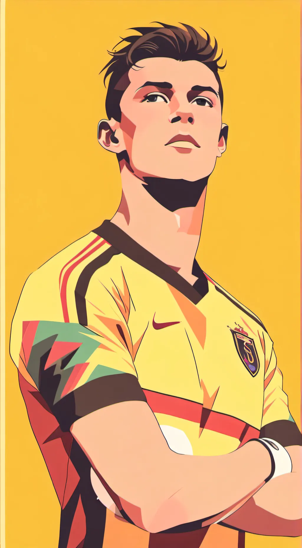 ai character: GAY Ronaldo background