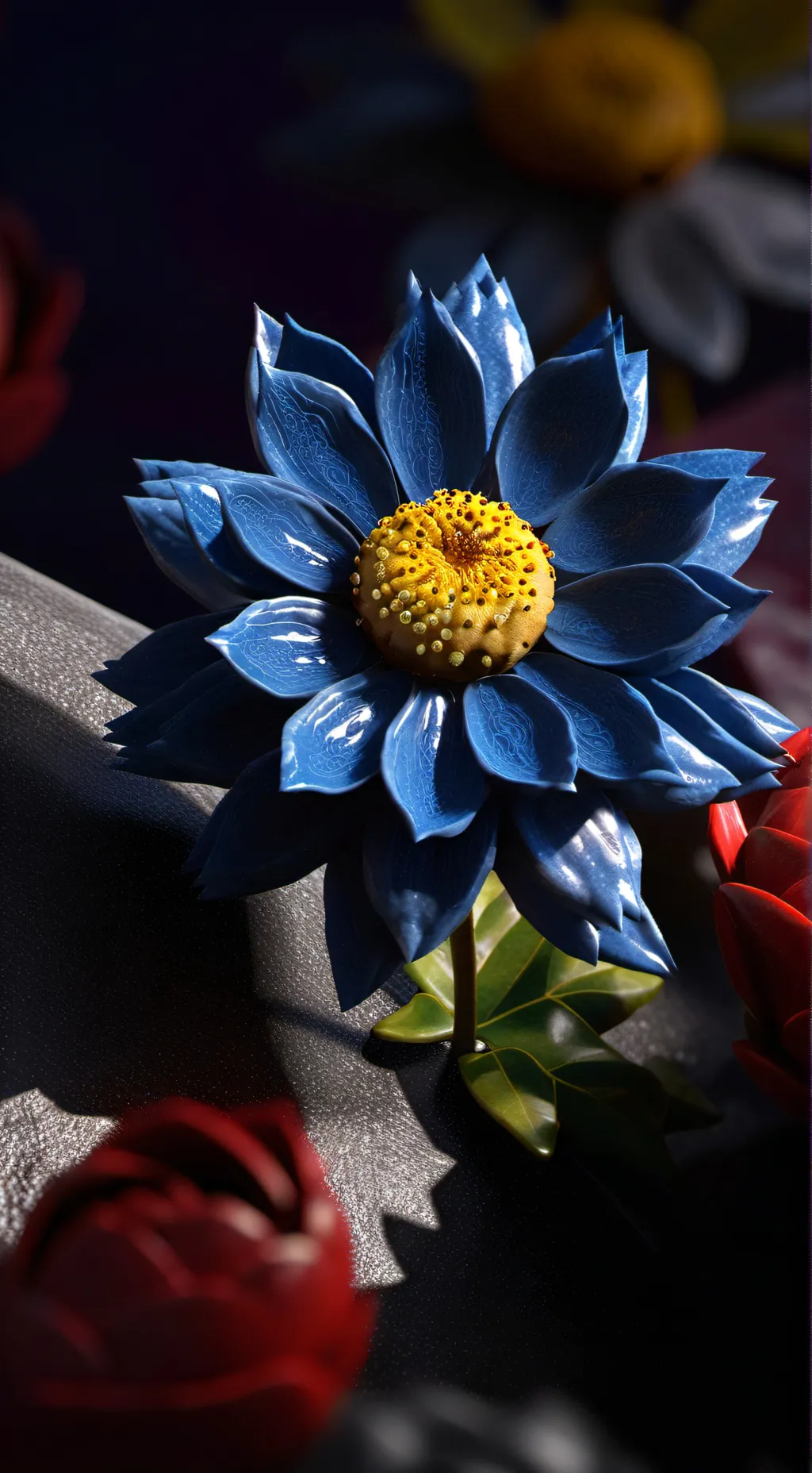 ai character: plantas vs brain background