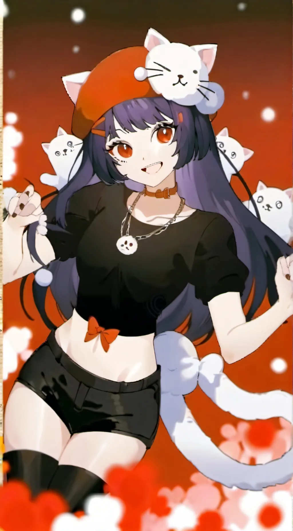 ai character: pregnant potion background