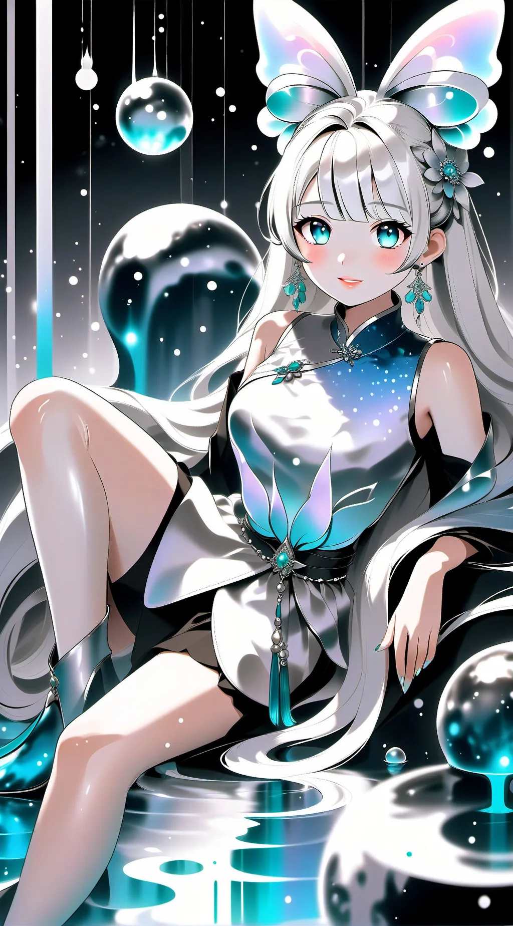 ai character: cristal background