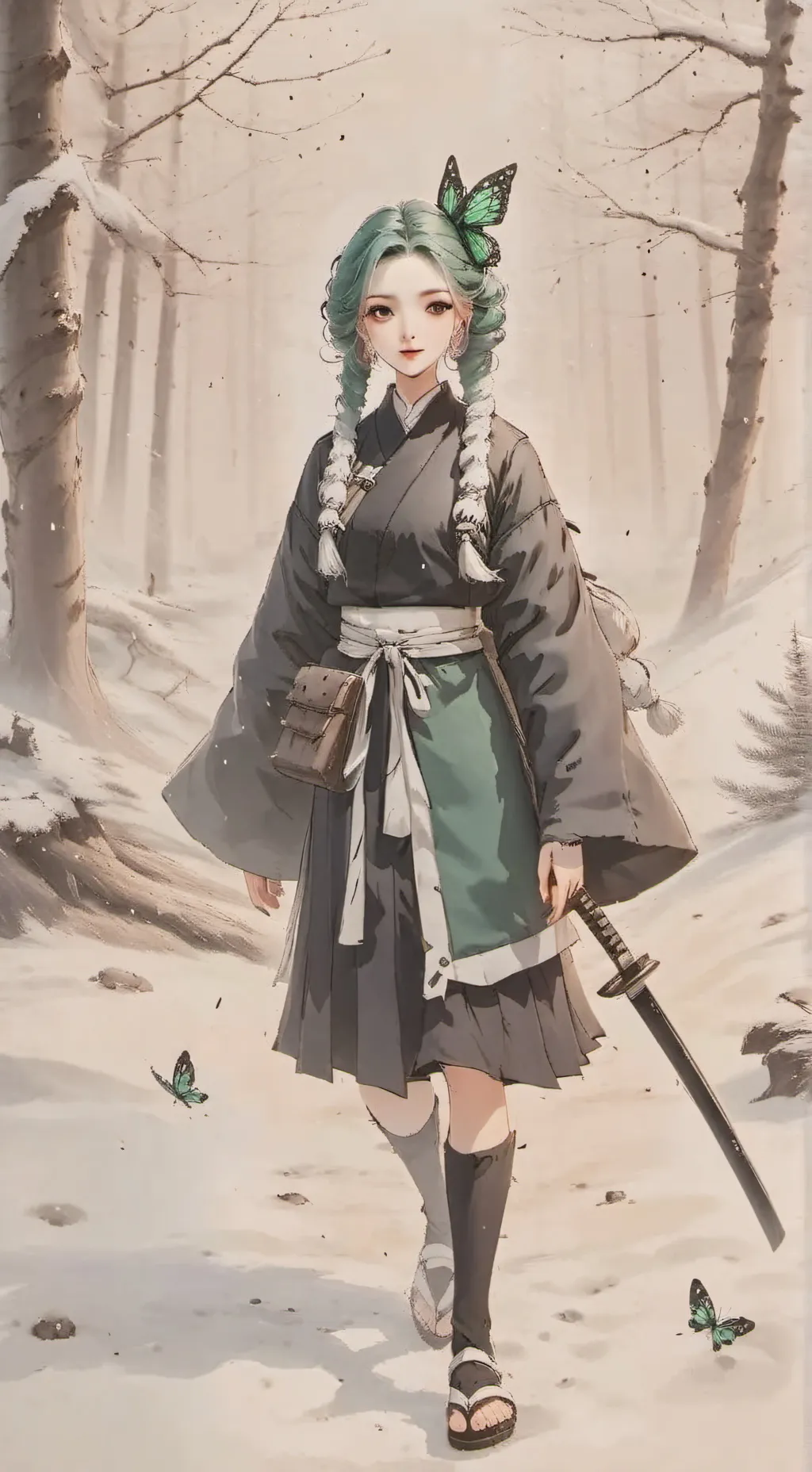 ai character: nakatani yukiko background