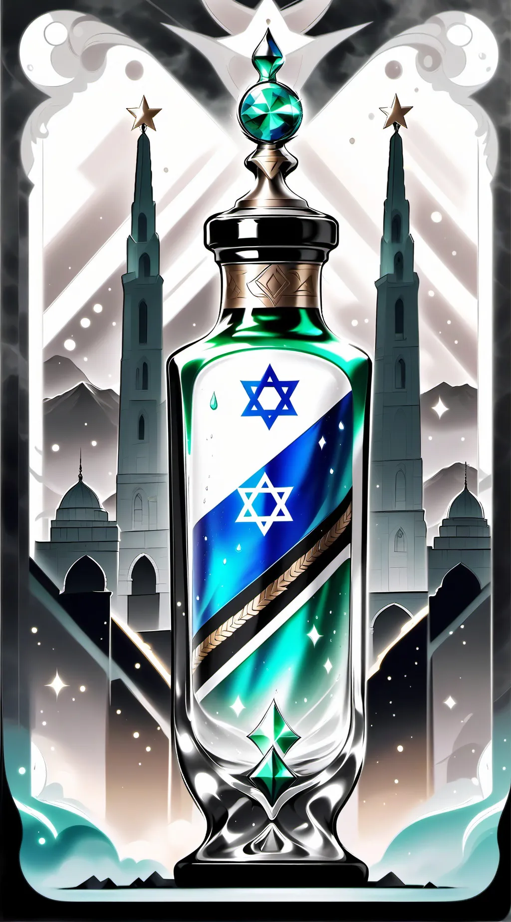 ai character: Israel 🇮🇱 background