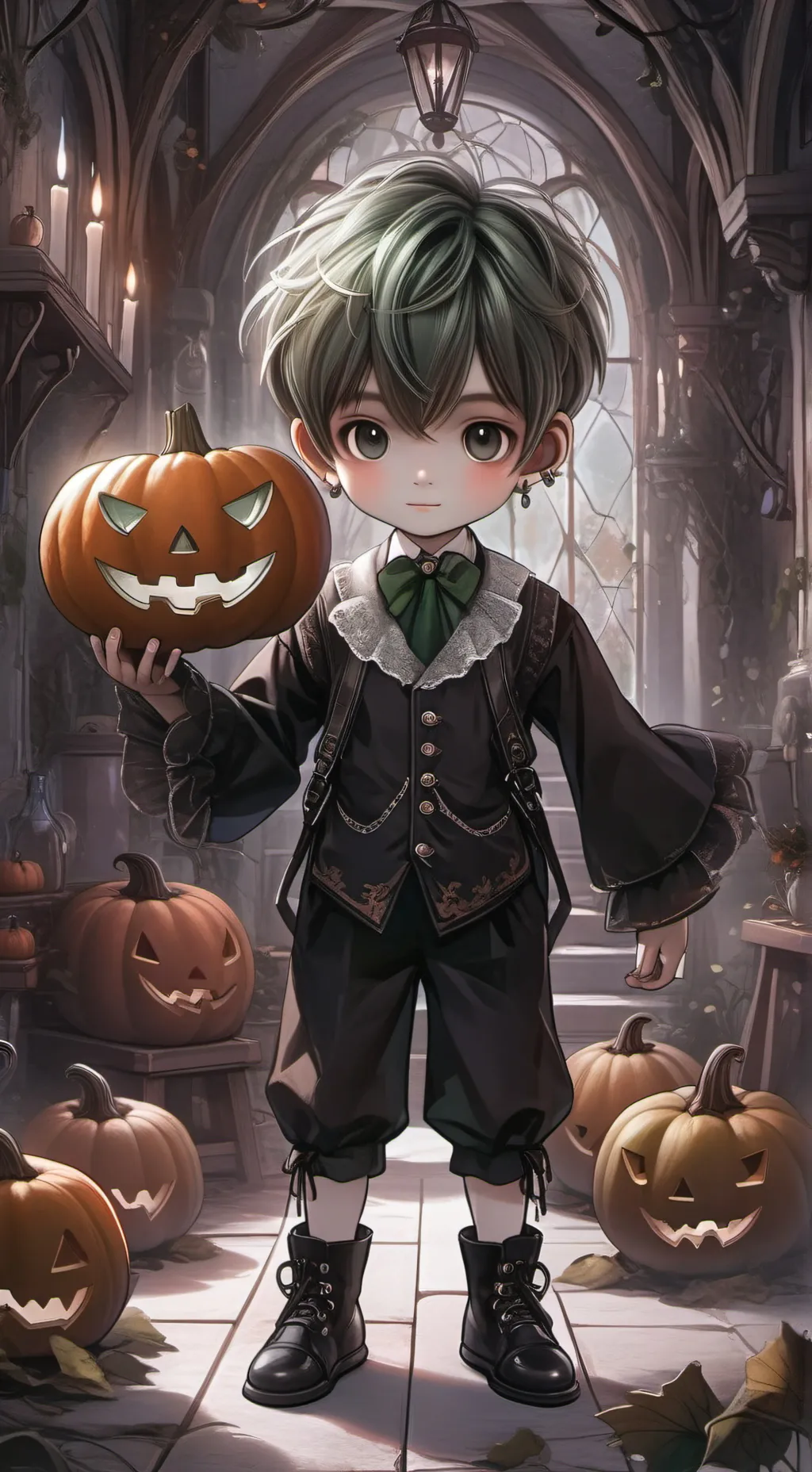 ai character: Dandys world background