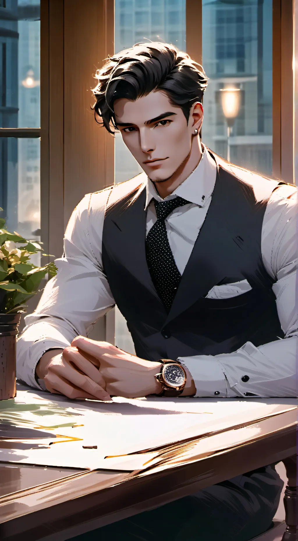 ai character: Victor Marwood background